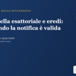 Cartella esattoriale erede: bilancia della giustizia, simbolo della notifica fiscale valida