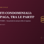 Spese condominiali acquirente venditore - Cassazione ord. 22817/2026