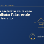 Uso esclusivo immobile comune: la Cassazione conferma il diritto all'indennita per l'erede escluso