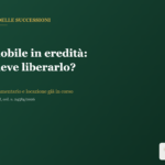 Immobile in eredità occupato da un conduttore: rilascio secondo Cass. 24584/2026