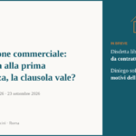 Disdetta alla prima scadenza locazione commerciale - Cass. 25727/2026
