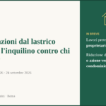 Infiltrazioni dal lastrico solare e tutele dell'inquilino - Cass. 25768/2026